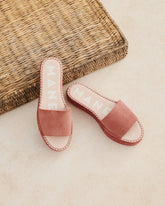 Suede Double Sole Slides |