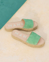 Suede Double Sole Slides |