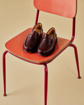 Leather Penny Loafers |