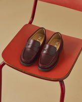 Leather Penny Loafers |