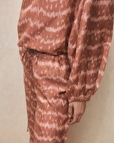 Printed Silk Marbella Trousers |