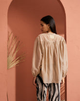 Camicia Baja in voile di seta e cotone |