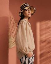 Camicia Baja in voile di seta e cotone |