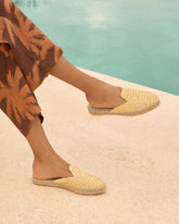 Raffia Mules |
