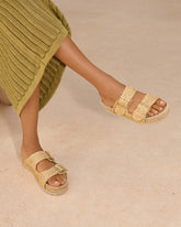 Raffia Nordic Sandals |
