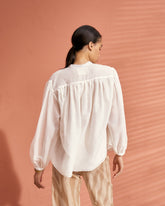 Cotton-Silk Voile Baja Shirt |