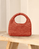 Raffia Halfmoon Bag |