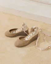 Suede Low Wedge Espadrilles |
