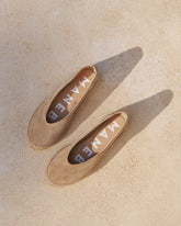 Suede Ballet Flat Espadrilles |