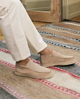 Suede Traveler Ankle Boot Espadrilles |