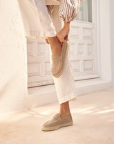 Suede Loafers Espadrilles |