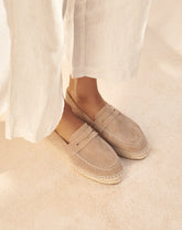 Suede Loafers Espadrilles |