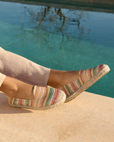 Zig Zag Raffia Espadrilles |