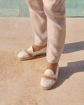 Cotton Linen And Silk<br />Raw Fabric Espadrilles |