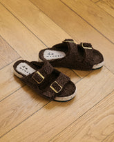 Faux Fur Nordic Sandals |