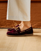 Silk Velvet Boat-Shoes |
