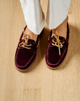 Silk Velvet Boat-Shoes |