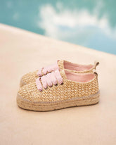 Raffia Lace-Up Espadrilles |