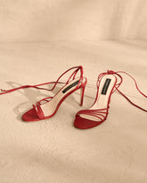 Savana Leather Braided Heels |