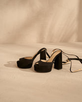 Bellini Suede Platform Sandals |