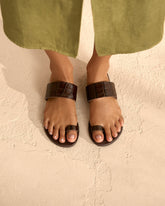 Rive Gauche Toe-Ring Sandals |