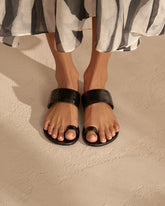 Rive Gauche Toe-Ring Sandals |
