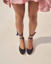 Suede Low Wedge Espadrilles |