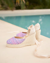 Raffia Pattern Wedge Espadrilles - Women's Special Prices Shoes | 
