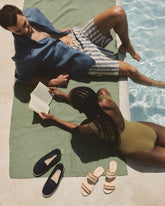 Washed Linen Beach Towel - Bags & Accessories | 