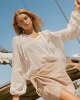 Linen Gauze Mykonos Shirt - Women's Special Prices | 