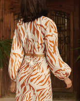 Printed Linen Antigua Top - Women's Special Prices Clothing | 