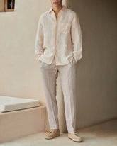 Linen Panama Shirt - Men's Special Prices Clothing | 