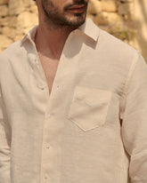 Linen Panama Shirt - Men's Special Prices Clothing | 