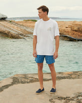 Printed Bandana Patchworks Swim Shorts - Men's Special Prices Swimwear | 