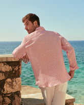 Linen Panama Shirt - Men's Clothing | 