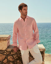 Linen Panama Shirt - Men's Clothing | 