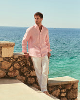 Linen Panama Shirt - Men's Clothing | 
