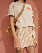 Printed Silk Cotton Voile<br />Fortaleza Skirt - Women's Special Prices Clothing | 