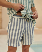 Light Linen Malibu Shorts - Men's Special Prices Clothing | 