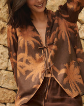 Printed Linen Cancun Shirt - Women's Special Prices Clothing | 