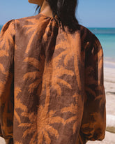 Printed Linen Cancun Shirt - Women's Special Prices Clothing | 