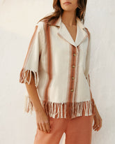 Cotton Silk Blend Cumana Shirt - Women's Special Prices Clothing | 