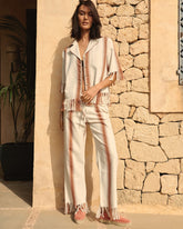 Cotton Silk Blend Belem Trousers - Women's Special Prices Clothing | 