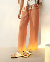 Linen Gauze Girona Trousers - F58GI - Sunbaked | 