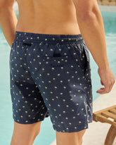 Printed Palms Swim Shorts - Men's Special Prices | 