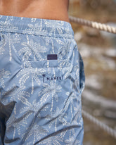 Printed Palms Swim Shorts - Men's Special Prices | 