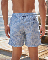 Printed Palms Swim Shorts - Men's Special Prices | 