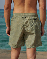Printed Palms Swim Shorts - Men's Special Prices | 