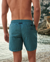 Ciro Printed Recycled Ultra Light Swim Shorts - Men's Swimwear | 