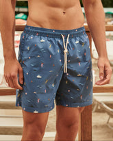 Printed Recycled Ultra Light Swim Shorts - Printed Swimshorts | 
